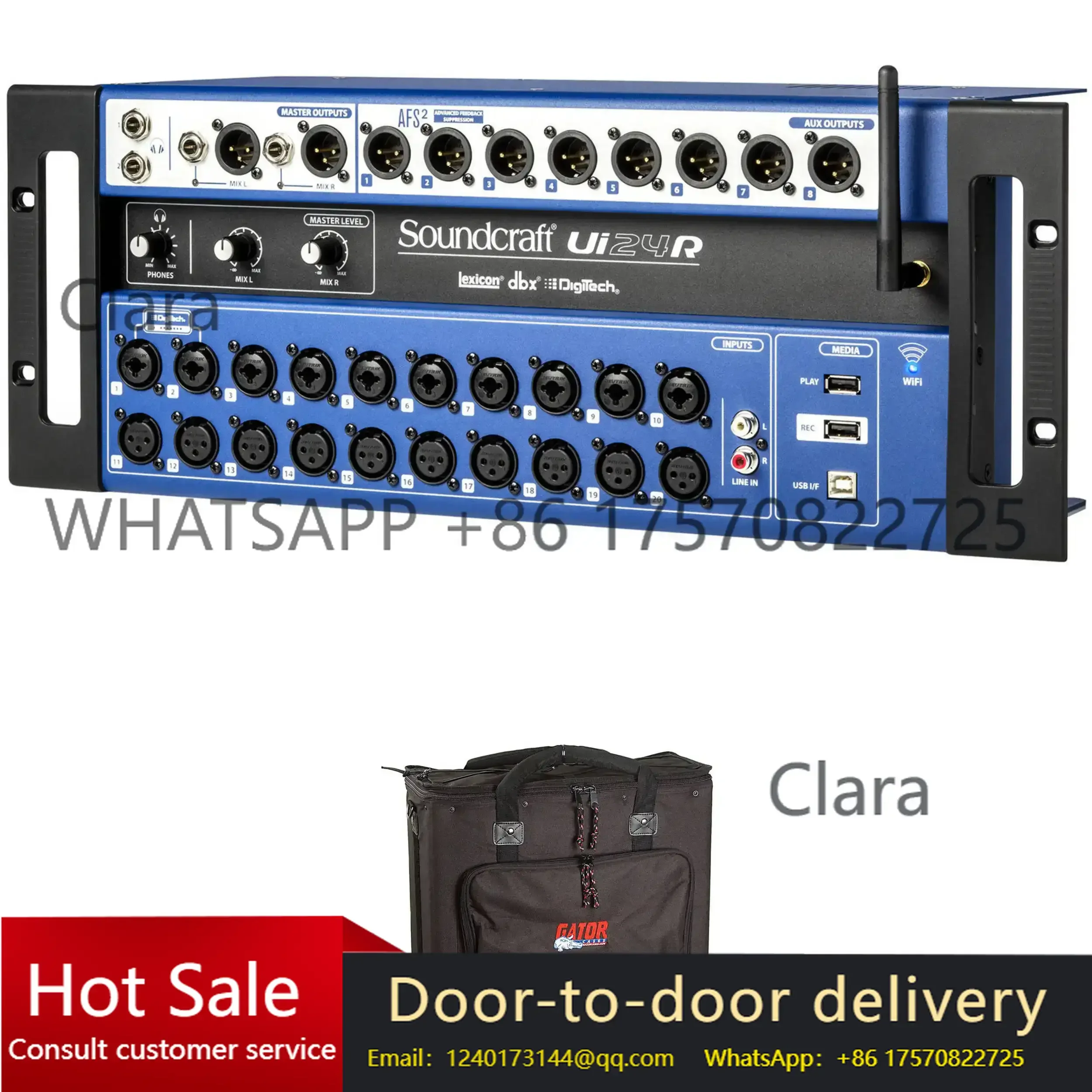 Mezclador de Audio Digital Profesional Soundcraft Ui24R de 24 Canales con Grabador Multipista y Wi-Fi, ¡100% con el Mejor Descuento!