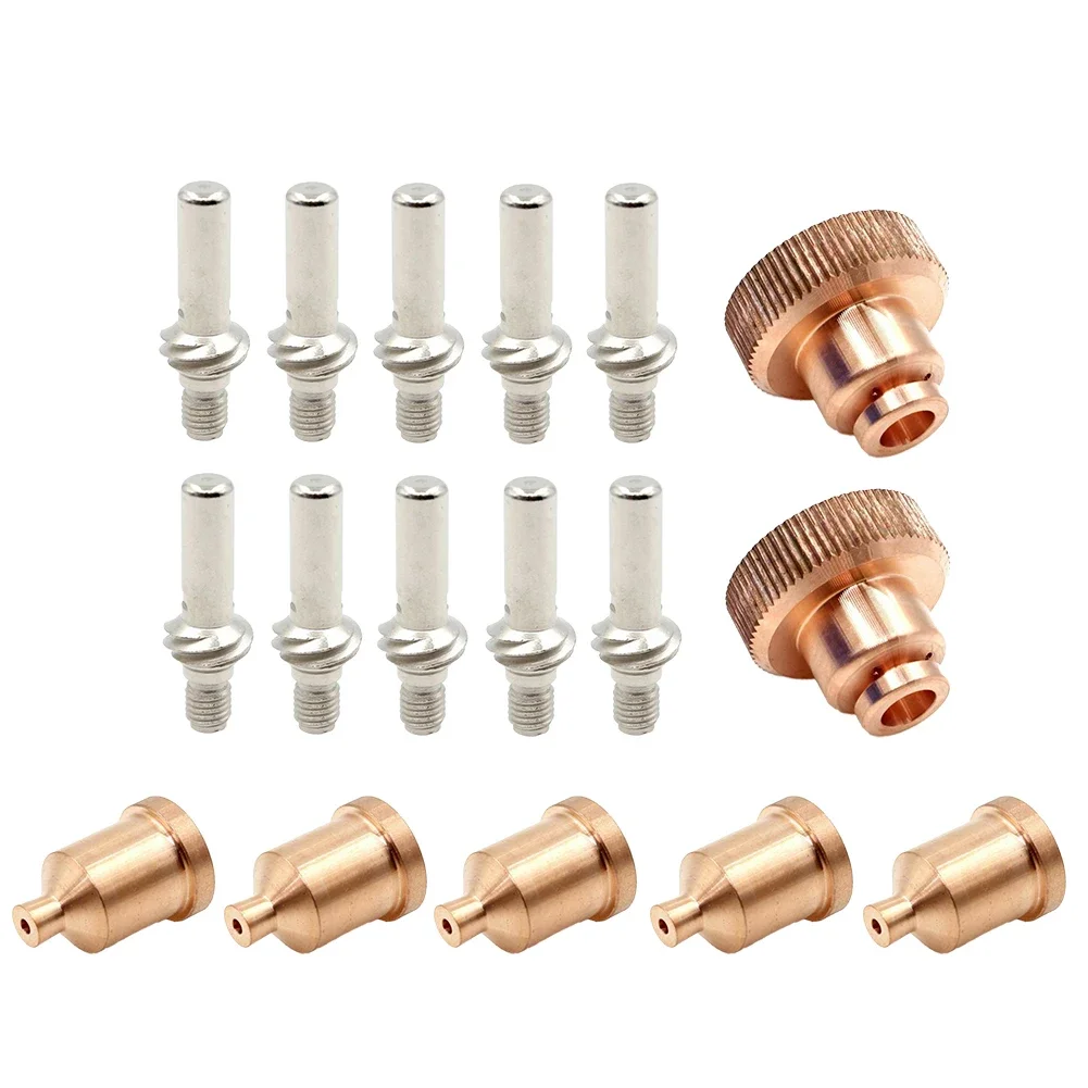 22pcs  Plasma Cutting Nozzle KP2845-8 KP2845-1 Plasma 1.7mm Tips For LC105 For Tomahawk 1538 Metalworking Plasma Cutters