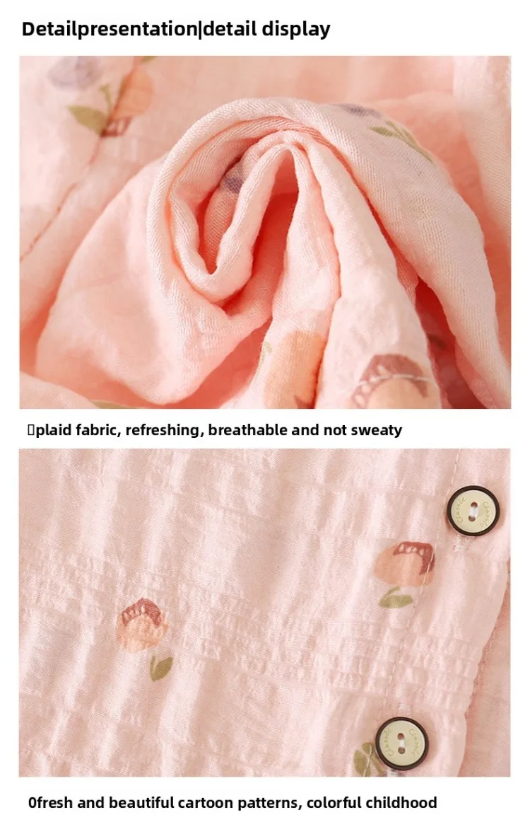 Sommer Frühling Herbst Mädchen Elegante Spitzen-Pyjama-Sets Kinder Atmungsaktive Bequeme Langarm-Hauskleidung Sets Kinder-Schlafanzüge – Detail 17