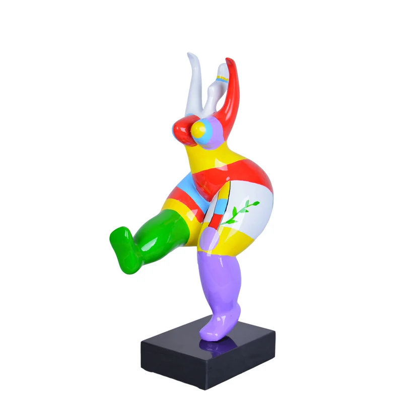 

Factory Promotional Sculpture Painting Fiberglass Figure Statue
