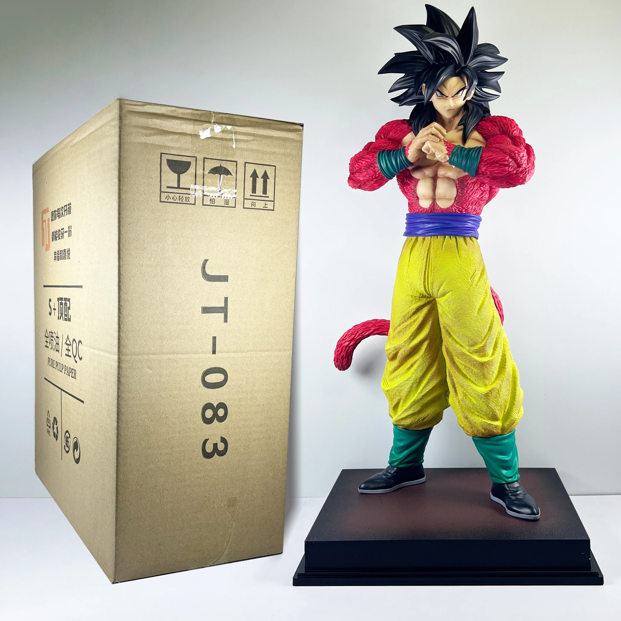 

49cm JT Studio Dragon Ball Anime Figures 2% Studio Super Saiyan 4 Action Figure Statue Model Doll Collection Toys Gifts