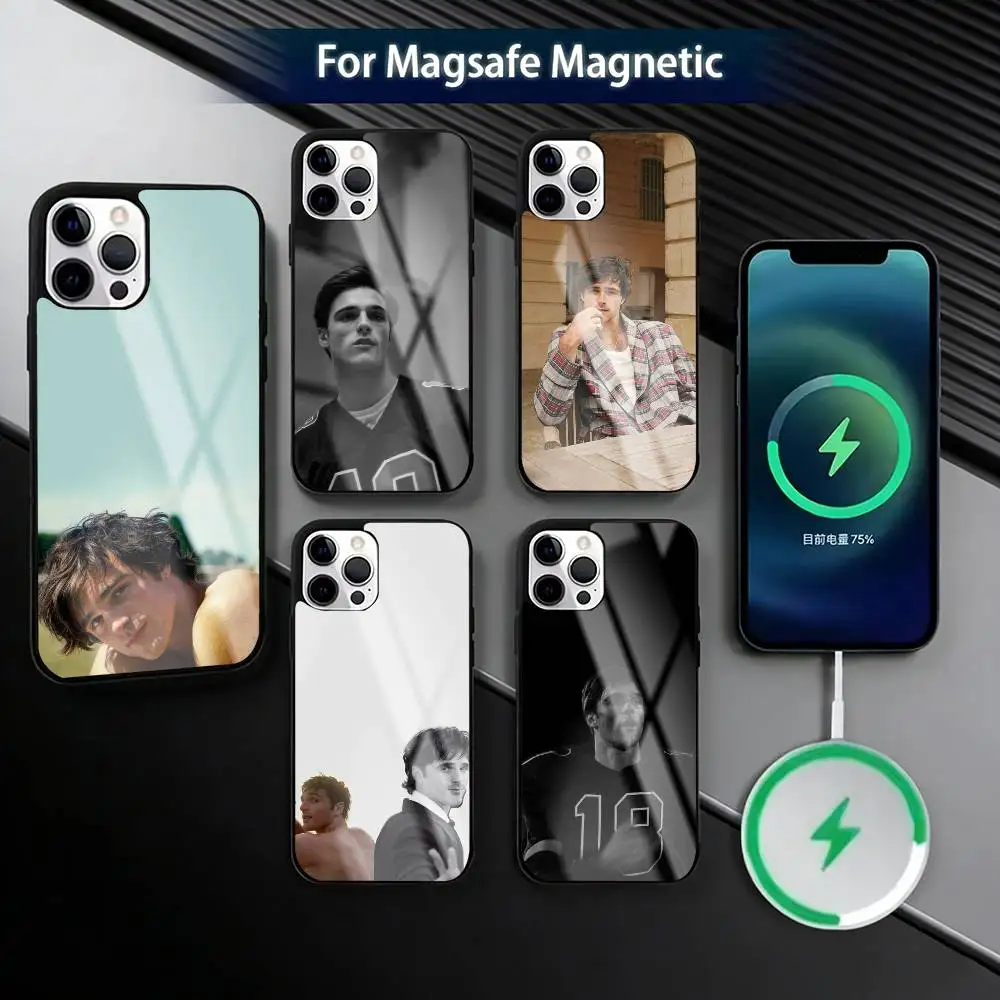 

J-Jacob Elordi Phone Case For iPhone17,16,15,14,13,12,11 Plus,Pro Magnetic with Magsafe Wireless Charging