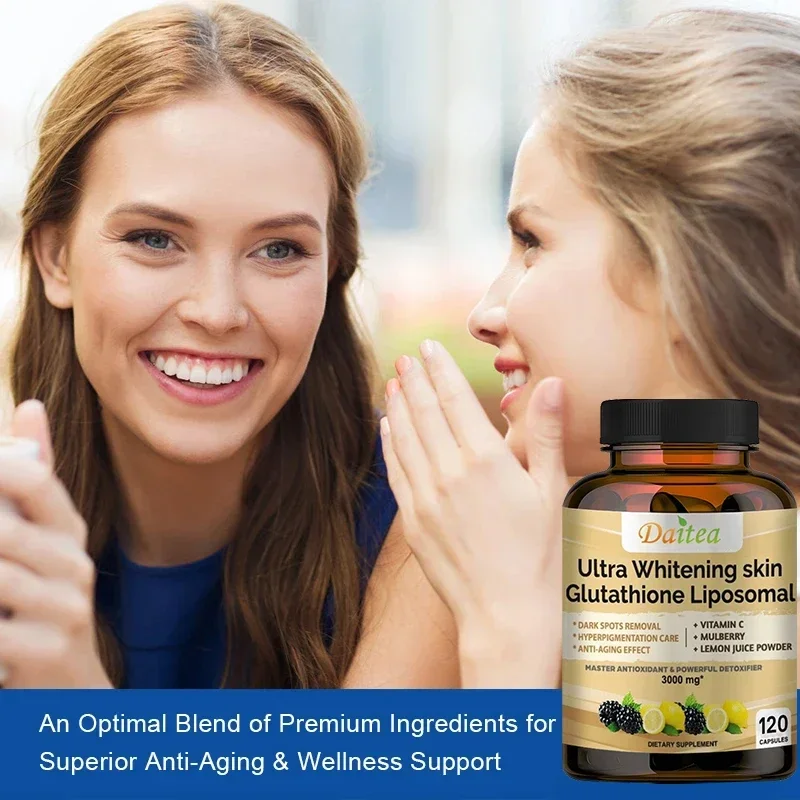 Collagen Glutathione Capsules - Powerful Antioxidants That Help Immune Function, Skin Health, Beauty, Youthfulness and Repair