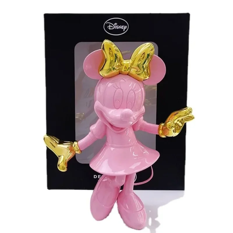 32cm Anime Mickey Minnie Mouse model Action Figure Resin Statue Figurine doll Home Room Decor Ornament Arts and Crafts gift