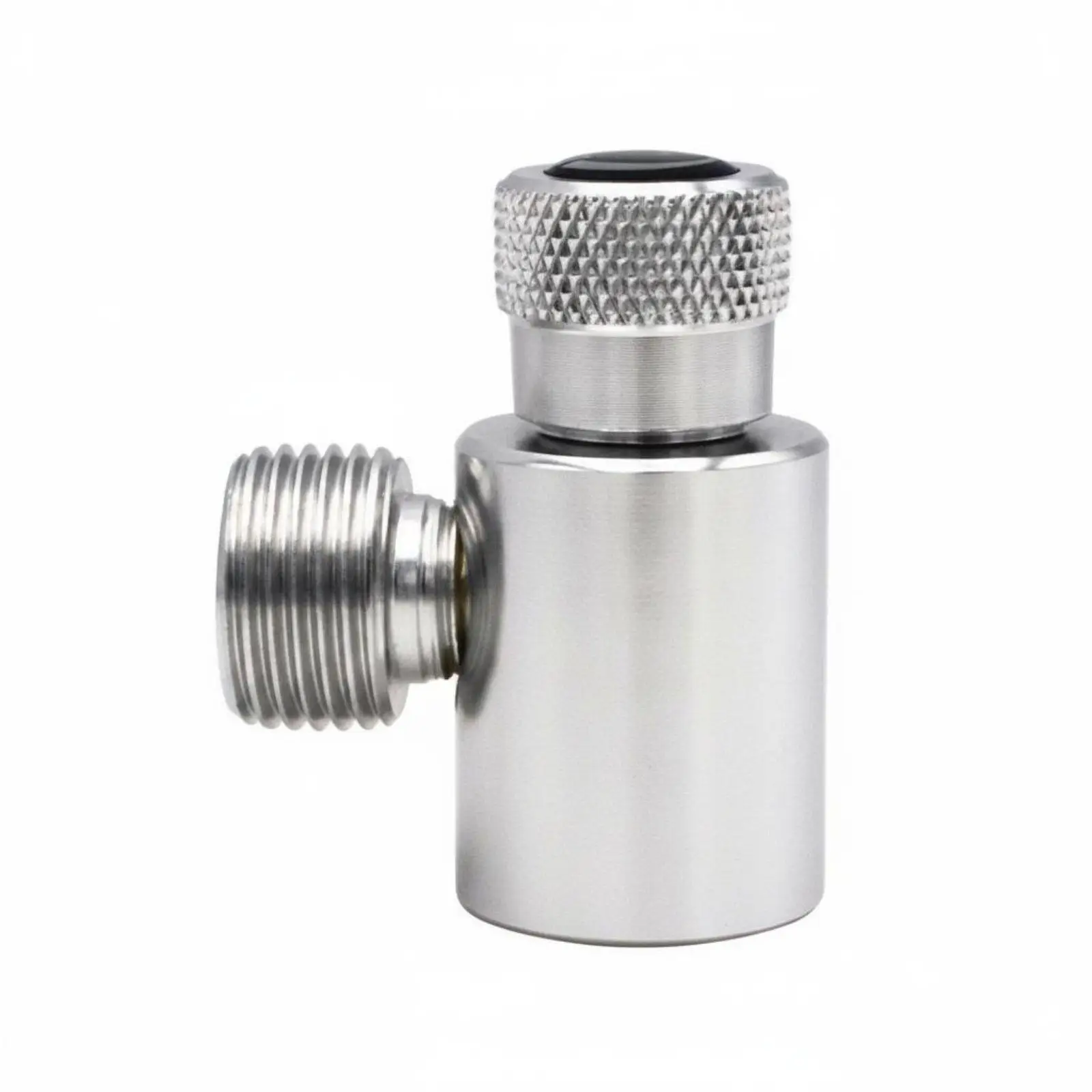 Double Outlet Aluminum CO2 Soda Machine Adapter W21.8 214 Connector for Carbonation and Aquarium Setup