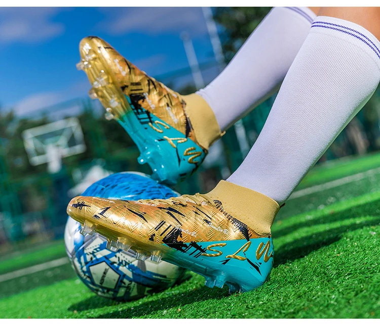 Professionelle Fußballschuhe Herren Fußballschuhe Society Fußballschuhe FG Ultraleichte Trainings-Fußballschuhe Outdoor-Sportschuhe – Detail 16