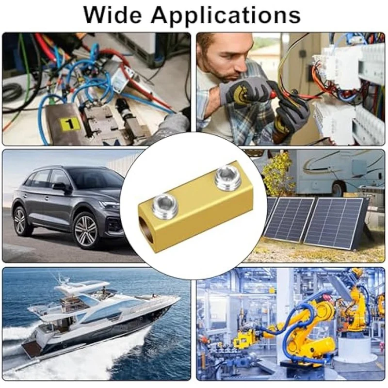 Kit de tuercas de conector de cable de 20 amperios, Conector de acoplamiento de calibre 10AWG, Terminal de cableado rápido de empalme, con Tubin termorretráctil, gran oferta, 20 piezas