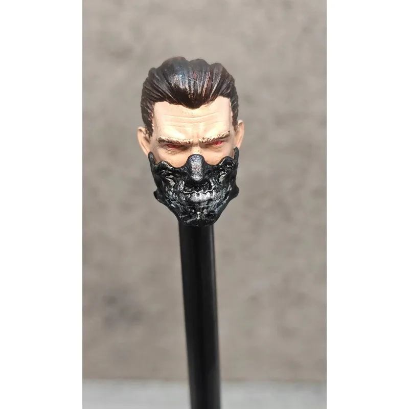 1/6 1/12 Maßstab Männlicher Soldat Wasteland-Stil Maske Modell Zubehör für 12 Zoll 6 Zoll Actionfiguren Mechanische Mecha-Maske Dekoration