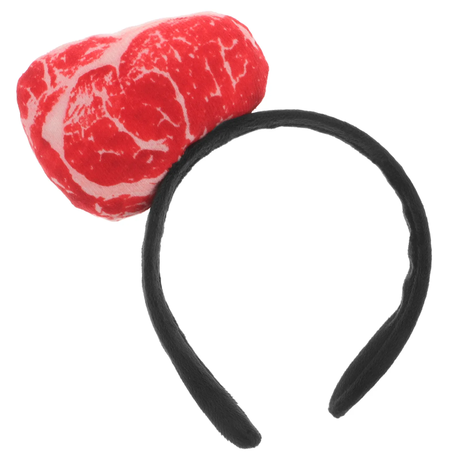 Creative Meat Headband Imitation Food Headdress for Parties Cosplay Events Photo Shoots Costume Festivals Fun Novelty Headwear