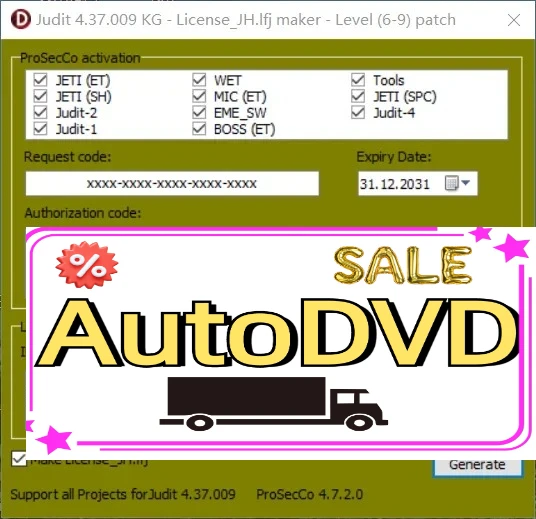 

AutoDVD Jungheinrich (JETI) Judit-4 License SH ET 3 IN ONE 4.37.009 Keygen+Level 2-9 [2025] (Поддержка проектов 4.37.009)