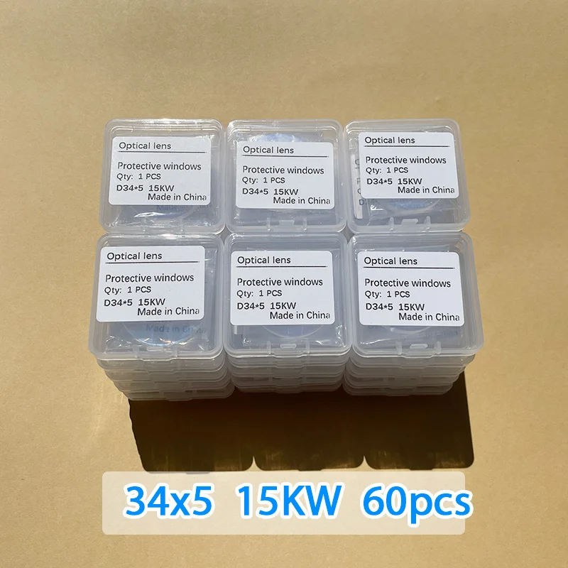 60 Stück/Lot Laserschutzgläser für Laserschweißmaschinen 37x7 30x5 24.9x1.5 18x2 20x2 20x3 für Raytools Boci – Detail 1