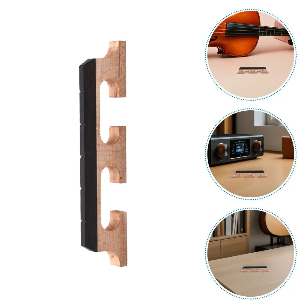 

3 Pcs Instrument Replacement Parts Bridge for Banjo Fittings Khaki Folk Accessories
