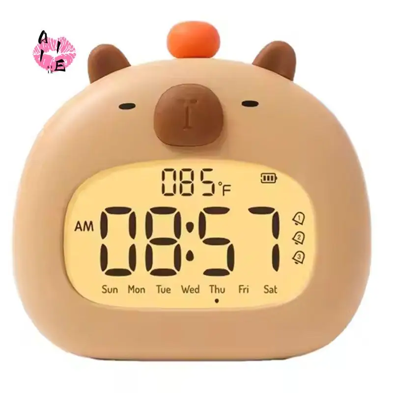 A11E-LED Alarm Clock With Night Light Multi-Functional Timer Wake Up Alarm Clocks Koala Bedroom Desk Decor Kids Gift