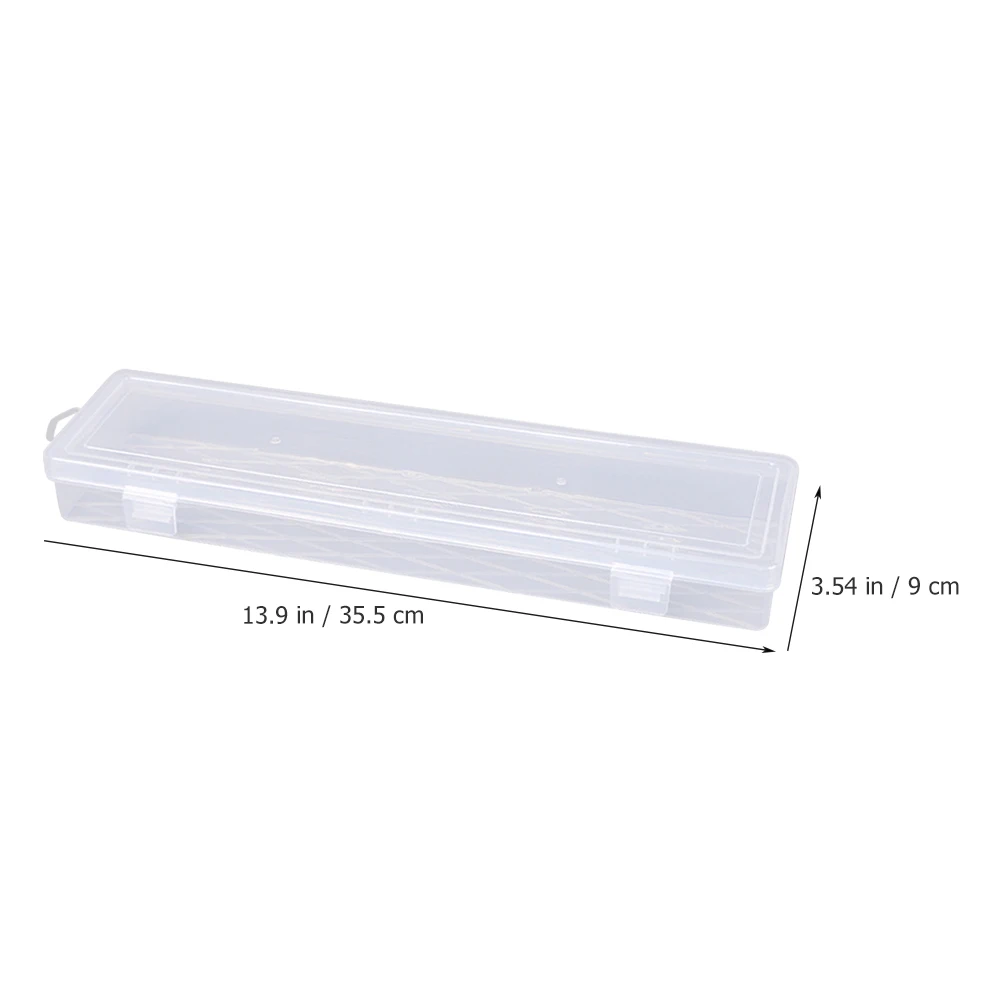 Cassette per attrezzi trasparenti da 14 pollici per piccoli utensili Parti Perline Perline Gioielli Contenitori in plastica Ganizers artigianali montabili a parete