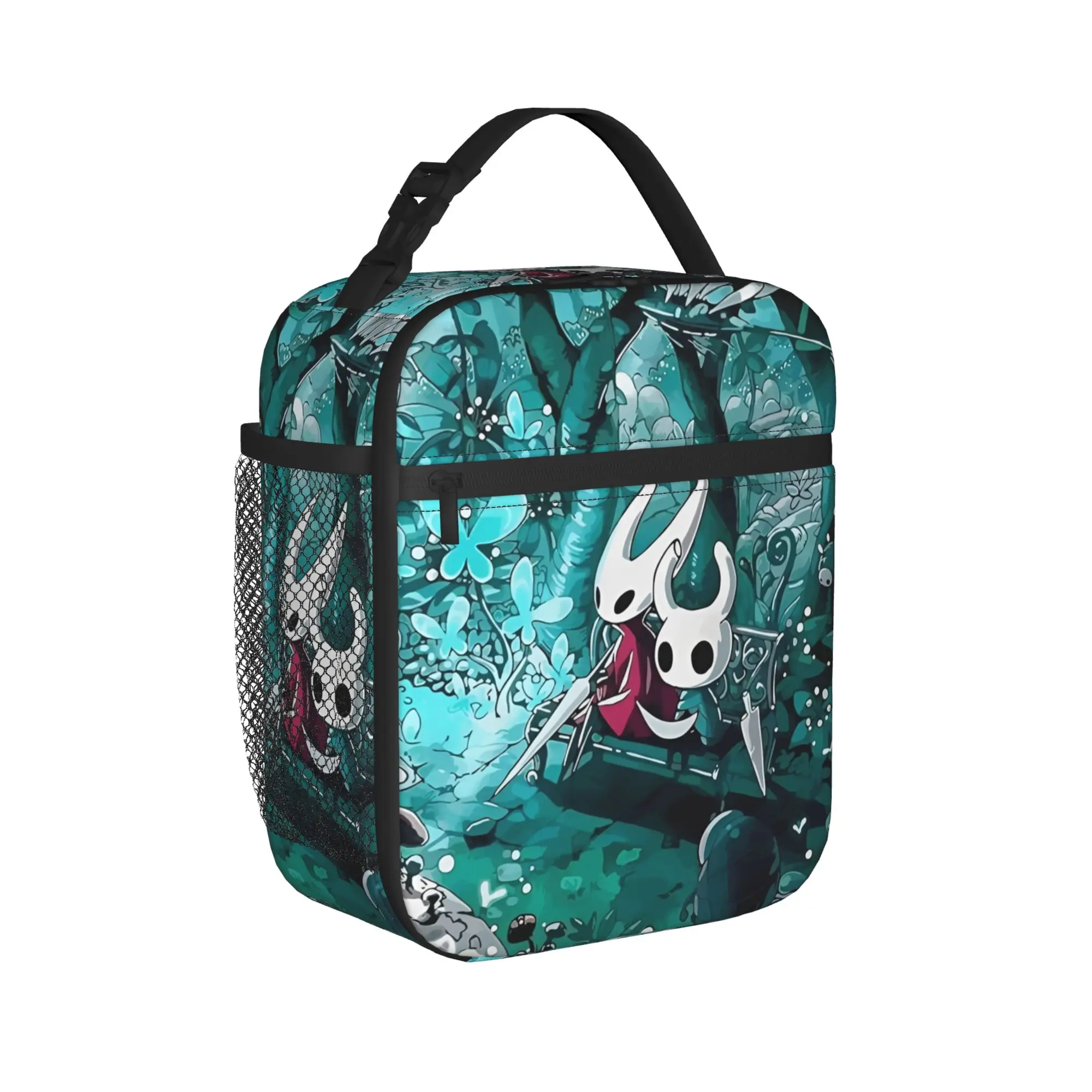 Hollow Knights Cartoon Thermal Insulated Lunch Bag for Picnic  Reusable Bento Box Cooler Thermal Lunch Box