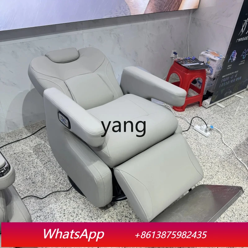 LTT electric hair salon special scalp care chair reclining hair cutting beauty hair perm and dyeing chair