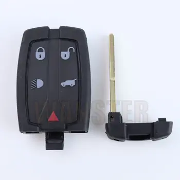 適用於路虎神行者2/發現2006-2012款的5鍵汽車鑰匙外殼,未切割鑰匙片 8 最佳銷售 路虎神行者2鑰匙扣 - №4