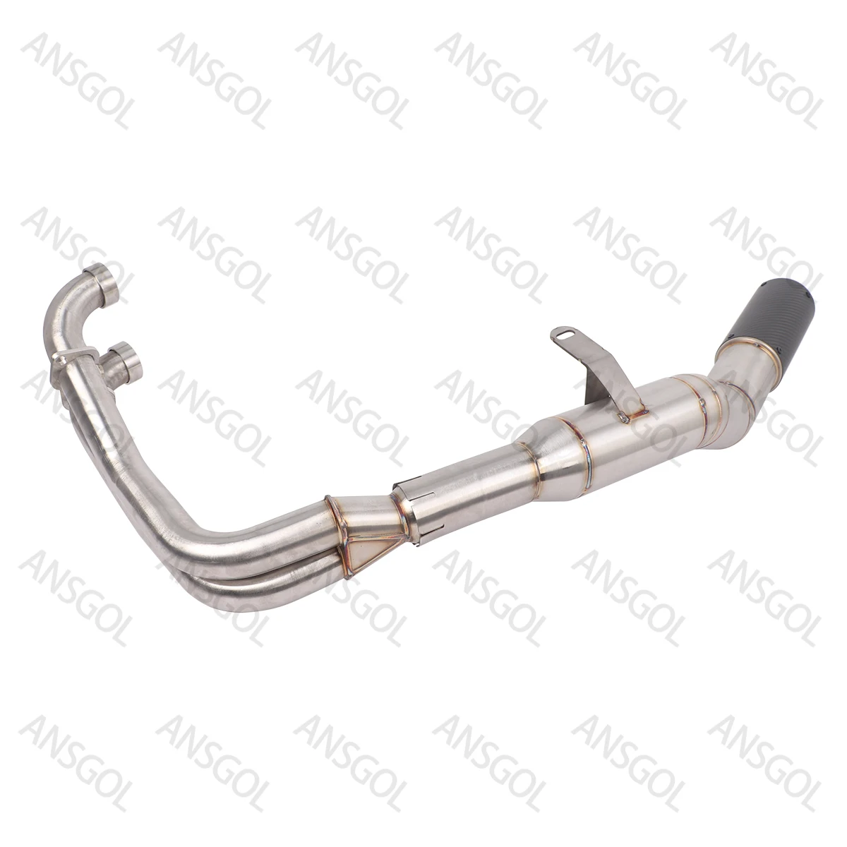Full Exhaust Systems Pipe Slip For Aprilia RS660 RS Tuono 660 2021-2024 Moto Escape Carbon Muffler Pipe System Modified