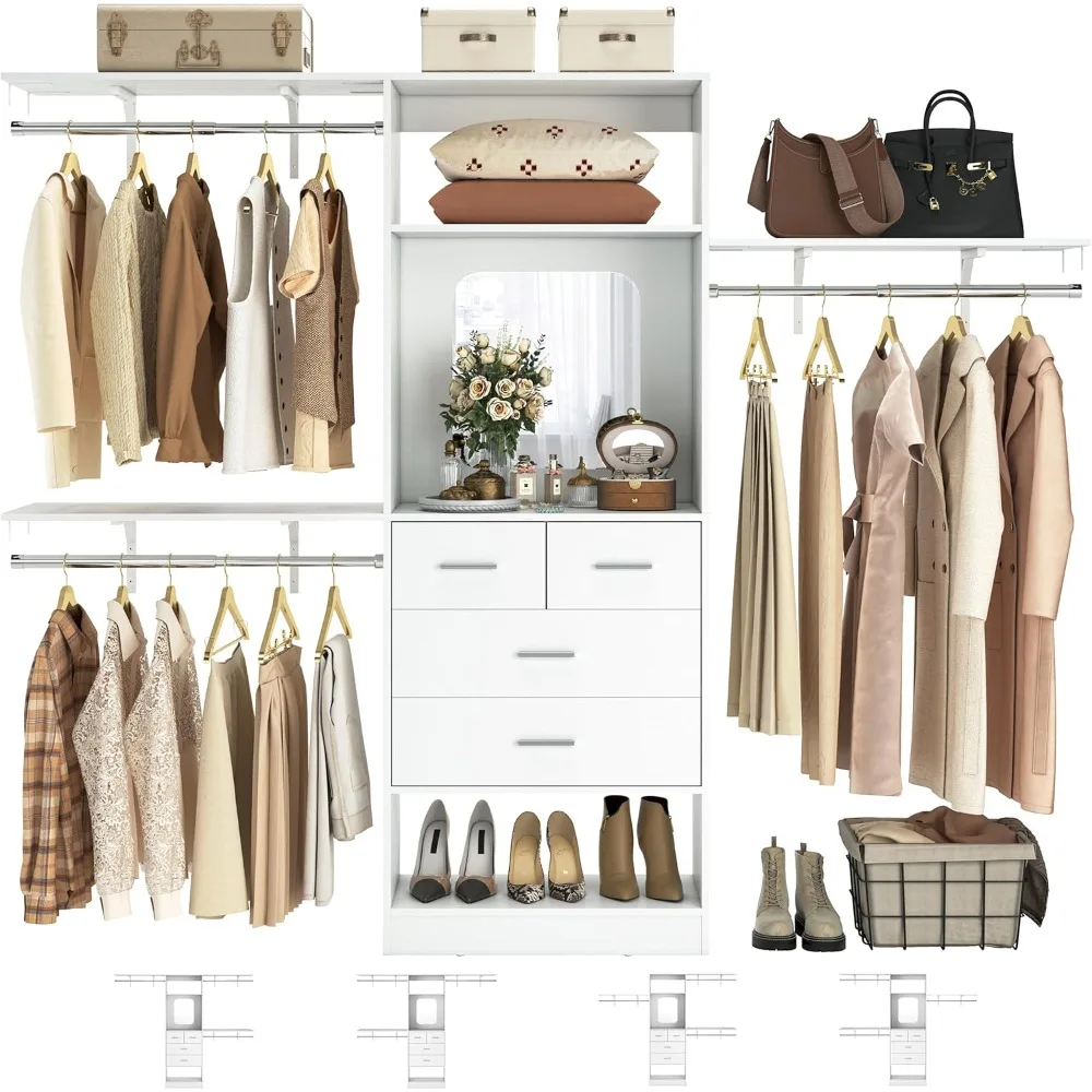 8FT Closet System W…