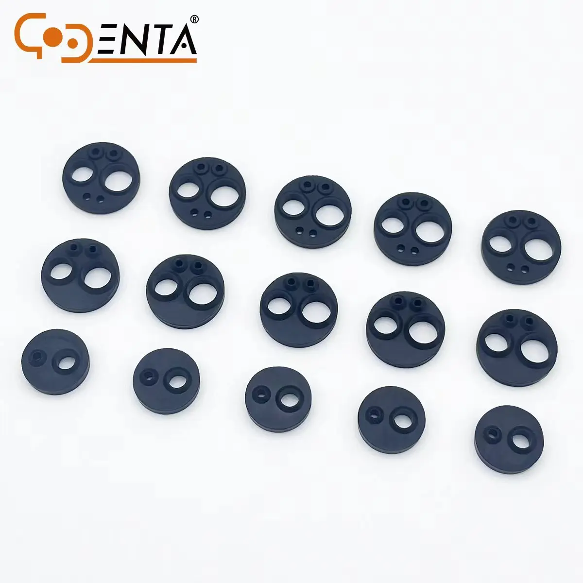 10Pcs Dental Handpiece Tail Pad for High Low Speed Handpiece Medical Grade Silicone Gasket Temperature Resistant 2/4/6 Holes