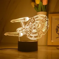 Astronaut Planet 3D Led Night Light Lamp Aircrafts Desk Light Bedroom Bedside Decoration Boyfriend Birthday Gift USB Table Lamp