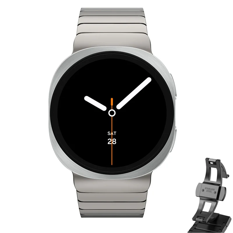 

Ремешок из нержавеющей стали без зазоров для Samsung Galaxy Watch 8 44 мм 40 мм Металлический ремешок для Galaxy Watch Classic 46 мм 2025 НОВЫЕ аксессуары