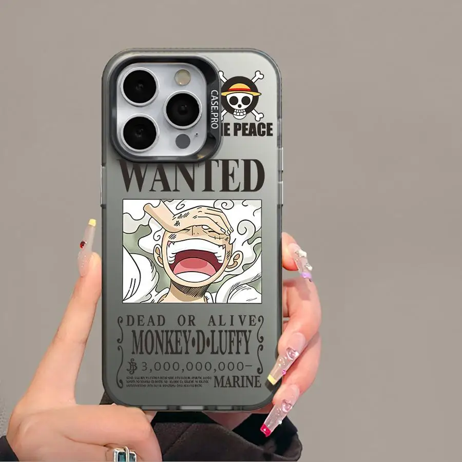 Wanted Luffy X Zoro for iPhone 13 Pro 14 Plus 11 12Pro 15 16 11 Pro Max 16Pro Max Soft Case Phone Cover Shell