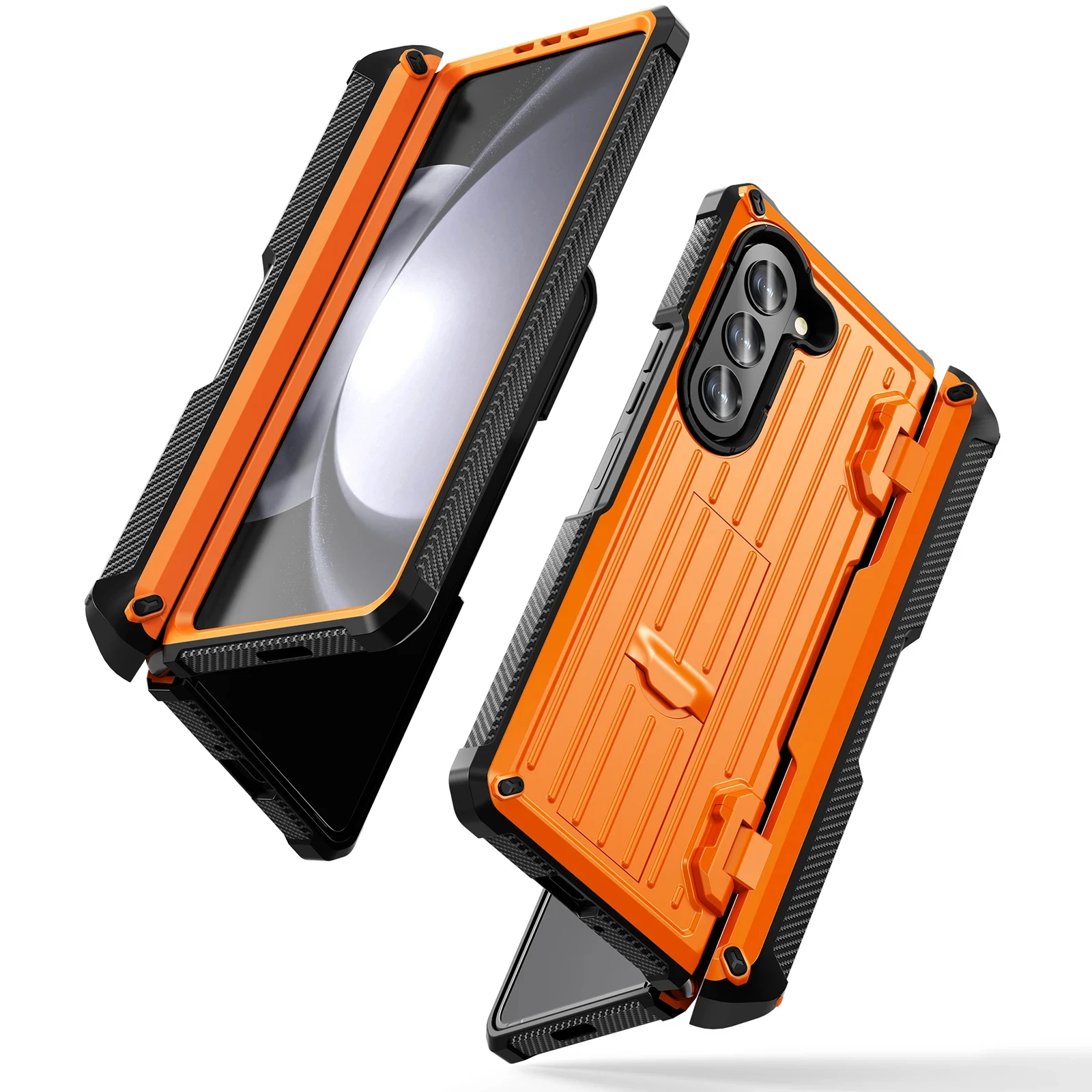 

For Samsung Galaxy Z Fold 4 Armor Phone Case Full Hinge Protection With Kickstand Stand Cover For Galaxy Z Fold 3 Z Fold 5