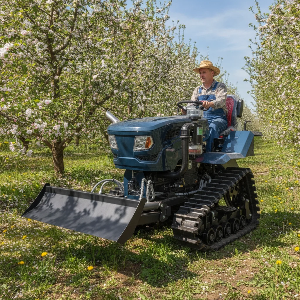 Agriculture Farming Practices - Trattore Cingolato Rotante Agricolo in Offerta