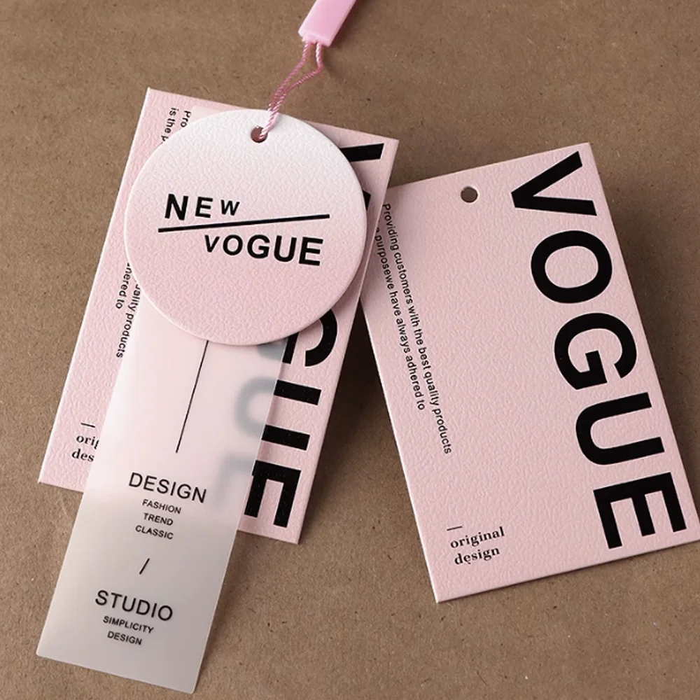 High-end tag customization logo clothing store label original image 5