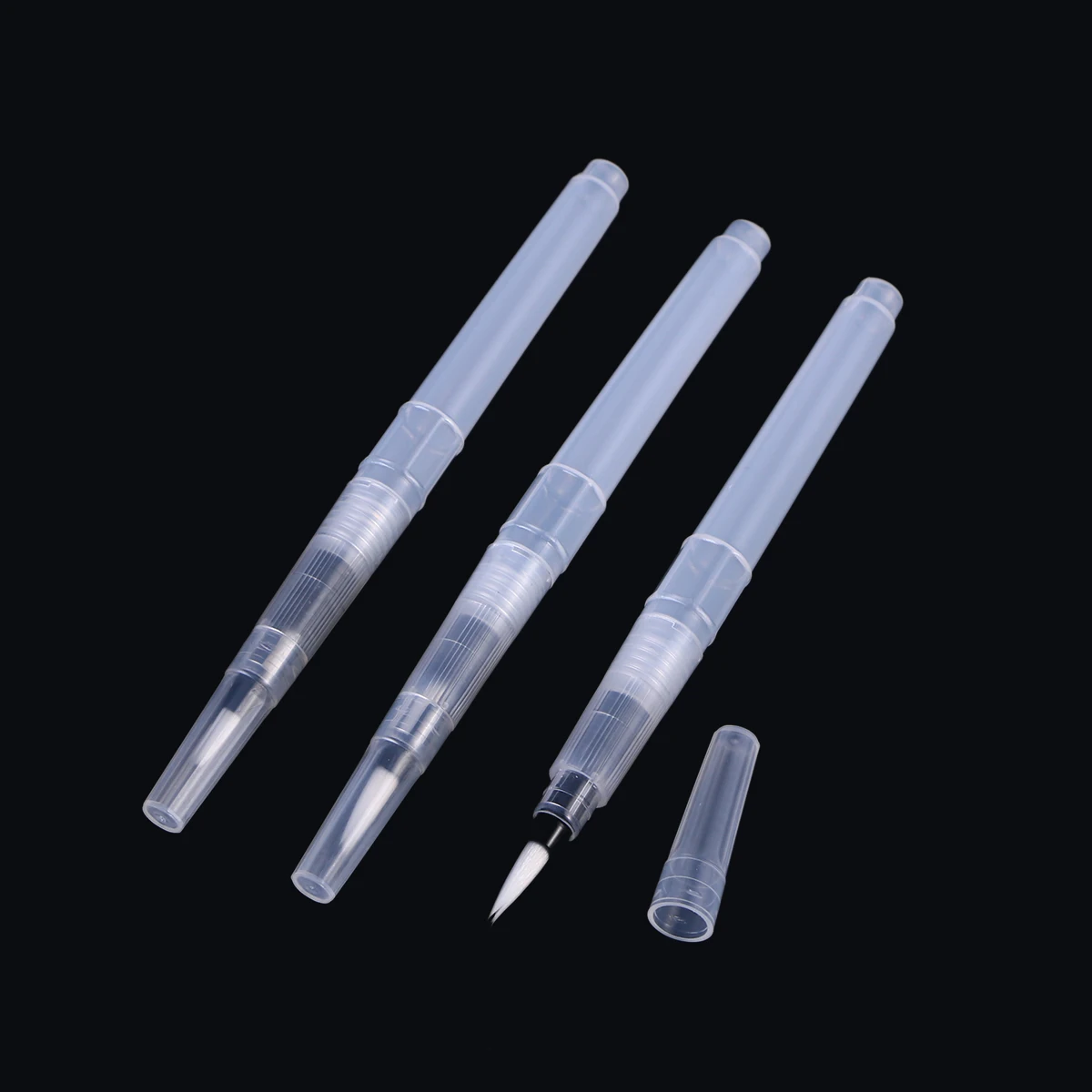 

3pcs Watercolor Brush Pen Set Easy Clean Water Paint Brush Pen For Creative Art Painting Calligraphy Tool At Home Travel