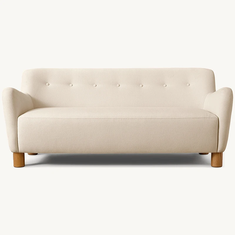 xx-RH RYELAND Modern Fabric Sofa Set Customizable Upholstery Button Tufted Back Solid Wood Legs Sponge Sectional Hotel Villa