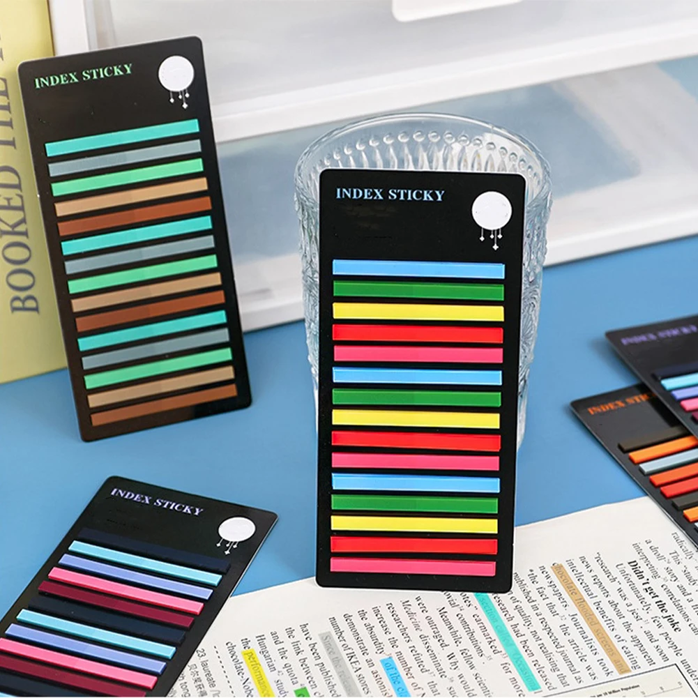 300Pcs Book Tabs For Annotating Books Page Markers Reusable And Writable Book Tabs For Binder Multi-Colored Page Markers