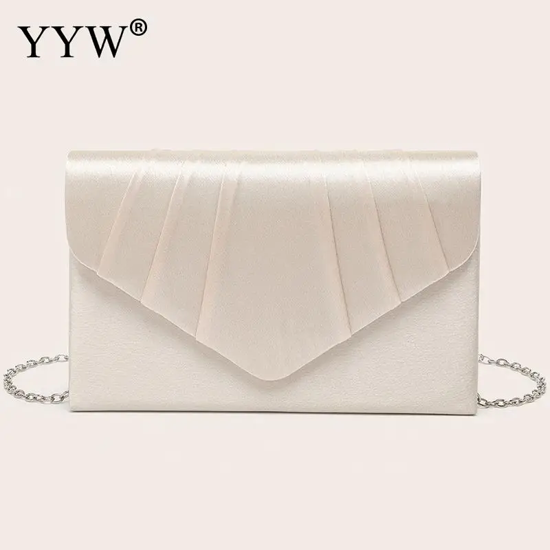 Women\'s Envelope Evening Clutch Handbag Elegant Square Bridal Clutch Party Prom Wedding Purse Crossbody Shoulder Mini Wallet Bag