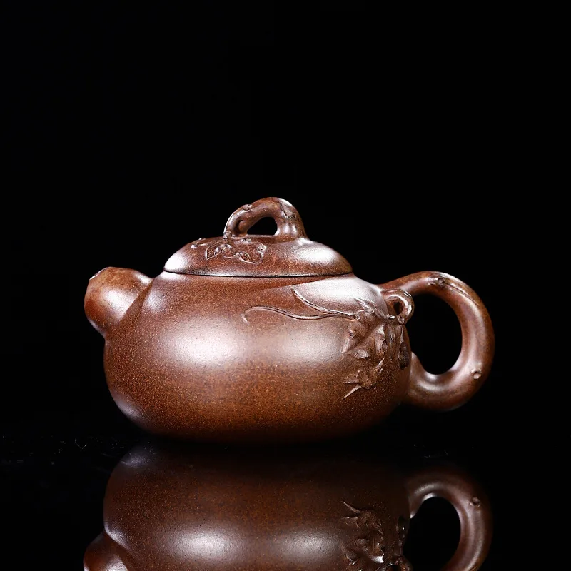 Wholesale Handmade Set Overflowing With Blessings And Prosperity Made By A Master Craftsman Using Longyao Wood-Fired Golden Cl