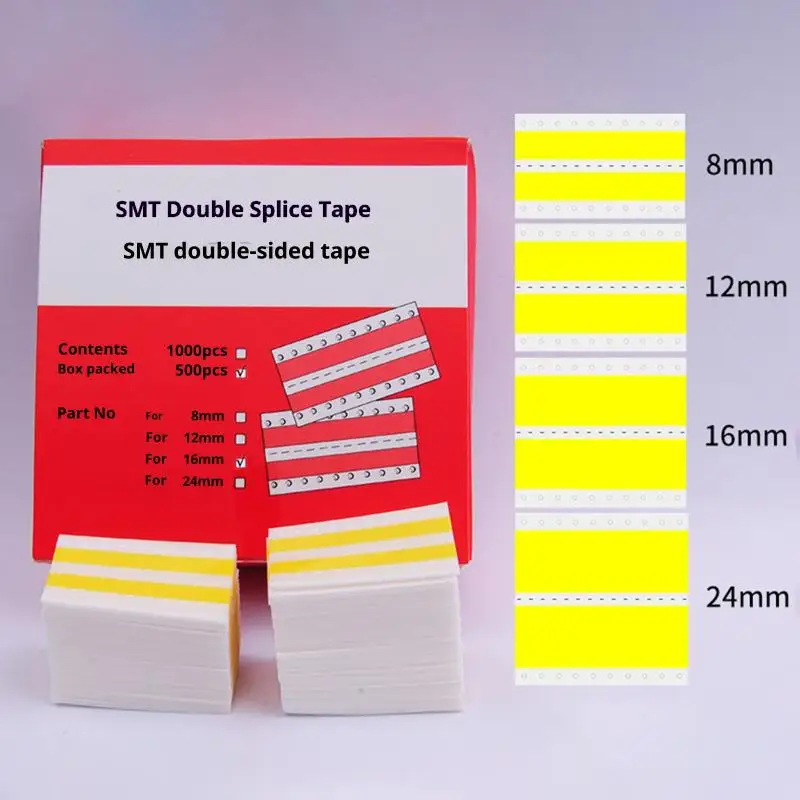 

8/12/16/24mm SMT Double-Sided Splice Tape - Rectangular Conductive Film for Component Bonding & PCB Repair