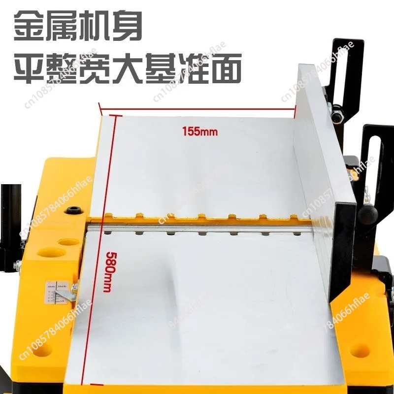 6 Inch 1800W Benchtop Wood Jointer Electric Woodworking Surface Planer DIY Wood Carving Power Working Tool