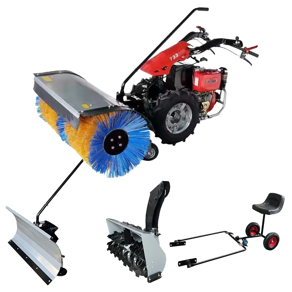 Winter  Snow Removal Machine Electrical Starting Snow Blower Sweeper Snow Sweeper Self-Propelled Snowplow