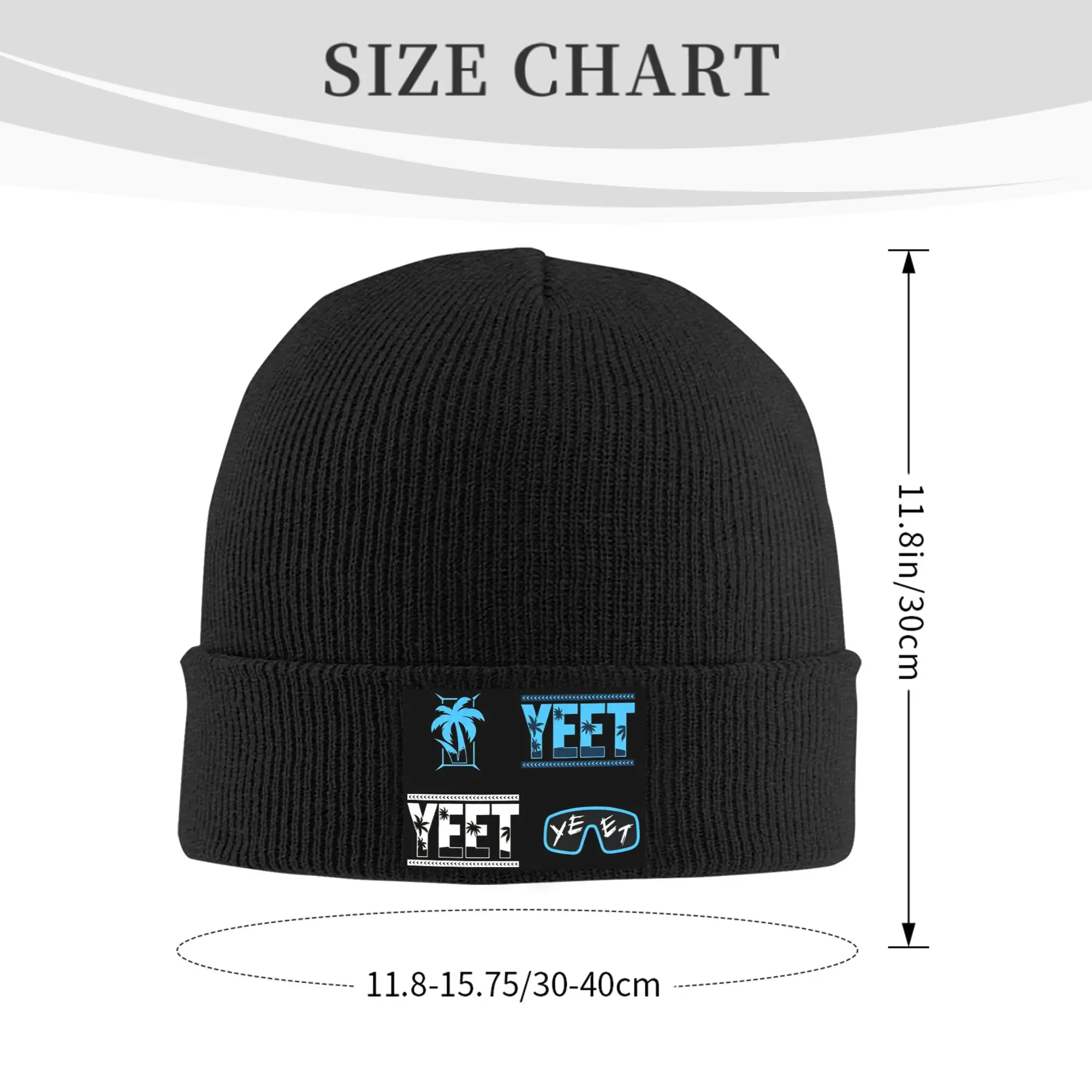 Custom Yeet Classic Logo Skullies Beanies Caps Fashion Winter Warm Men Women Knitting Hats Adult Unisex Famous Event Bonnet Hat