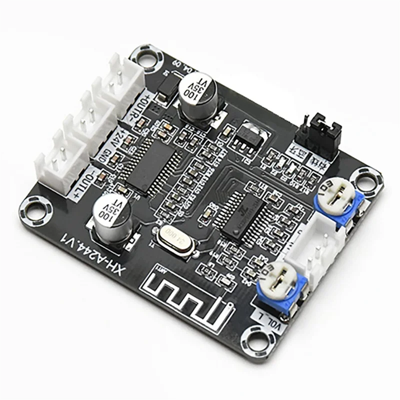 A73E-XH-A244 DC12- 24V Bluetooth Audio Amplifier Module Dual Channel Stereo Amplifier Dual Channel 30Wx 2 Hifi Stereo Amplifier