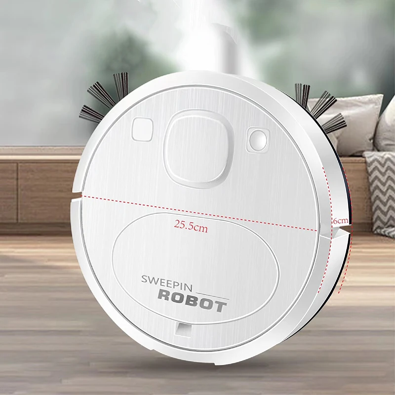 Robot spazzante intelligente Ricarica USB Macchina per la pulizia automatica Aspirapolvere Piccoli elettrodomestici
