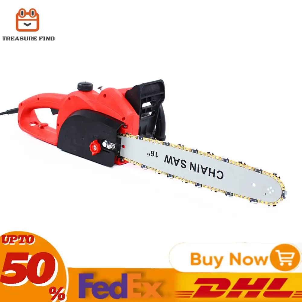 16inch Electric Corded Chainsaw Chain Saw Garden Cutting Tool Woodworking New