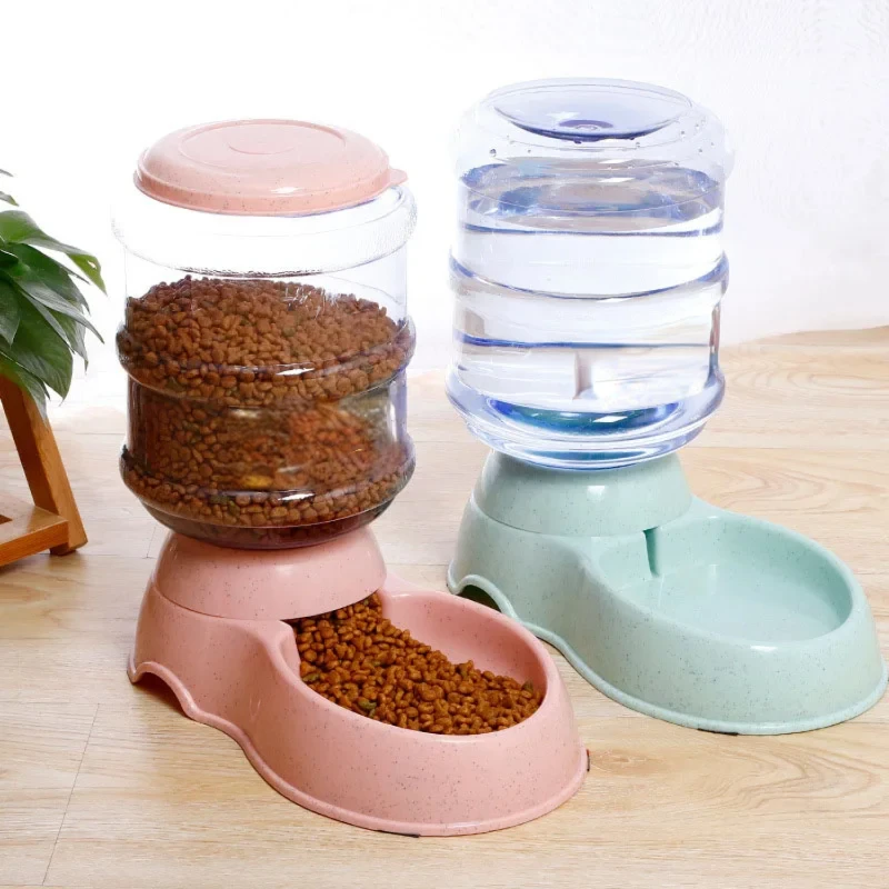 

Dog Automatic Feeders Plastic Water Bottle Cat Bowl Feeding and Drinking Dog Water Dispenser Pet Feeding Bowl Pet Supplies Dog