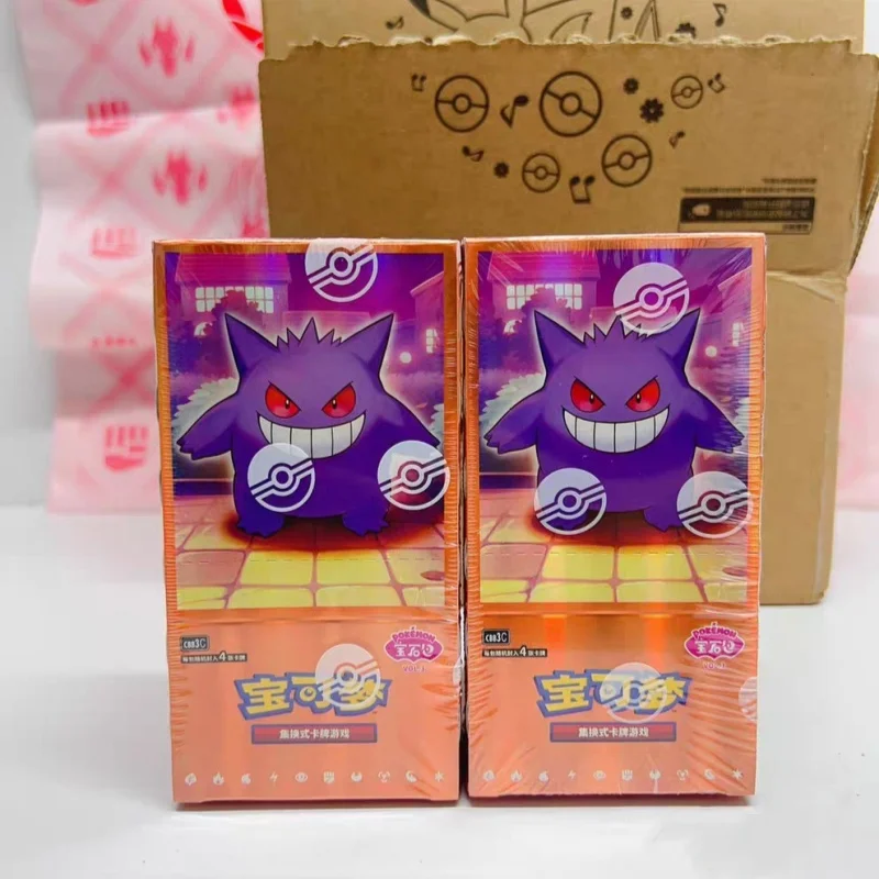 กล่องการ์ดสะสม PTCG รุ่น Gem Pack Vol.3 Gengar cBB3C ภาษาจีนตัวย่อ กล่องบูสเตอร์ Gem Pack Vol.2 Vol.1 การ์ดสะสม ของเล่น ของขวัญ