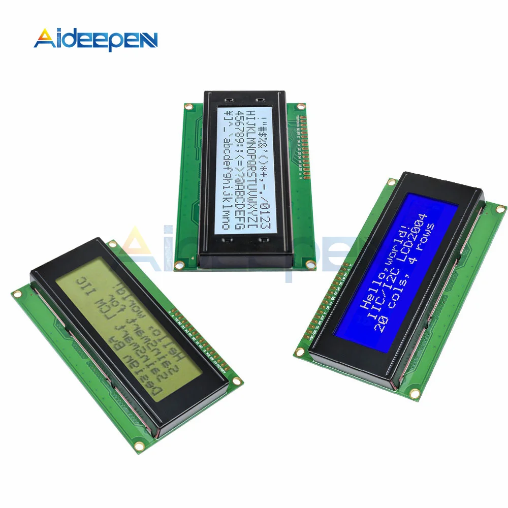 

IIC/I2C/TWI 2004 Serial Blue Green Backlight LCD Module for Arduino MEGA2560 20 X 4 LCD2004