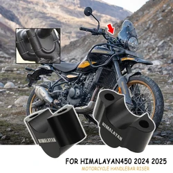 2024 NEW Himalayan 450 Motorcycle Handlebar Riser Mount Handle Bar Clamp Rise Extend Adapte For HIMALAYAN 450 Himalayan450 2025