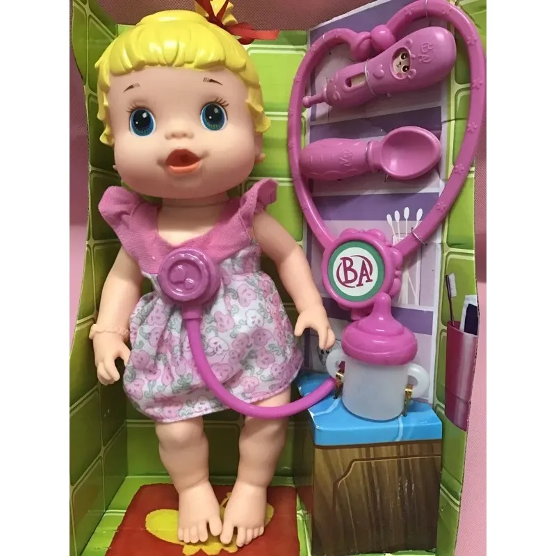 [Lustig] 35 cm Simulation Mode Kann Wasser Trinken Kann Pee Diagnose Die Puppe Modell Arzt Reborn Baby Puppen mädchen Geschenk