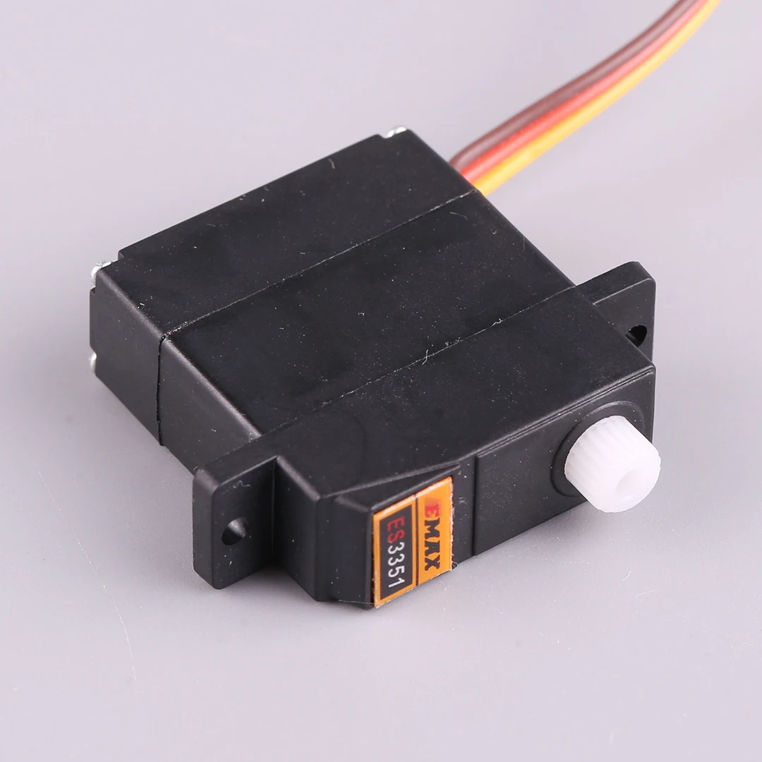 EMAX ES3351 10.6g Mini Digital Servo with Plastic Gear for RC Airplane Glider Car Drone - Compact Size
