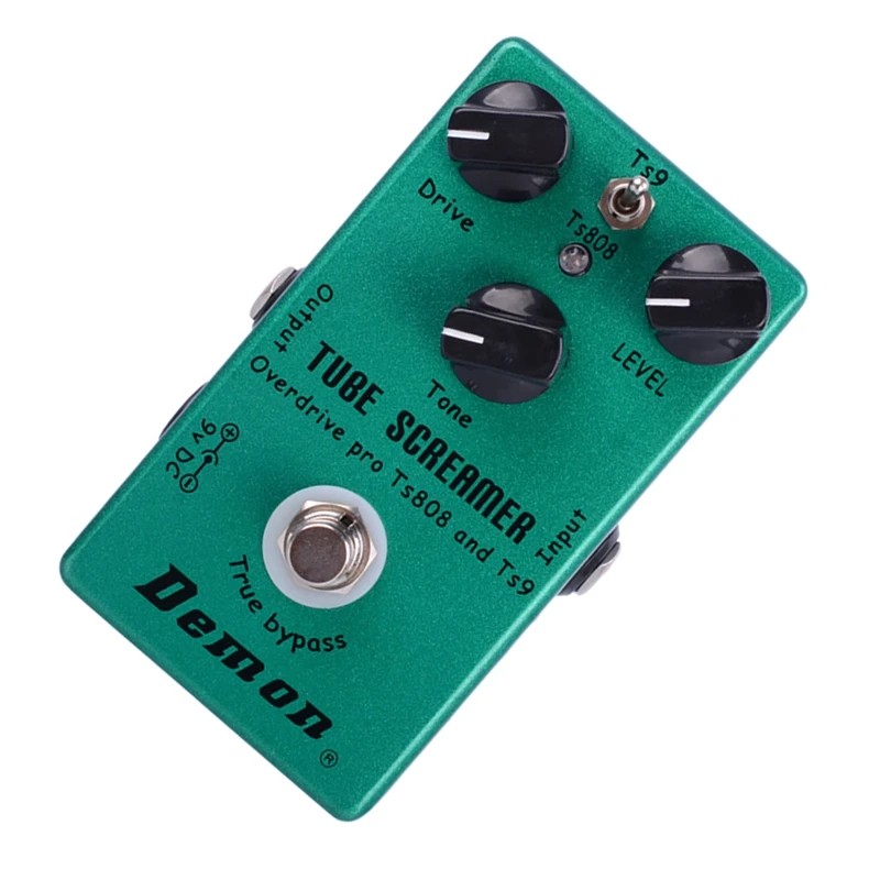 Demonfx Tube Screamer Guitar Effect Pedal 2 In 1 Overdrive Guitar Pedal True Bypass Guitar Accessories