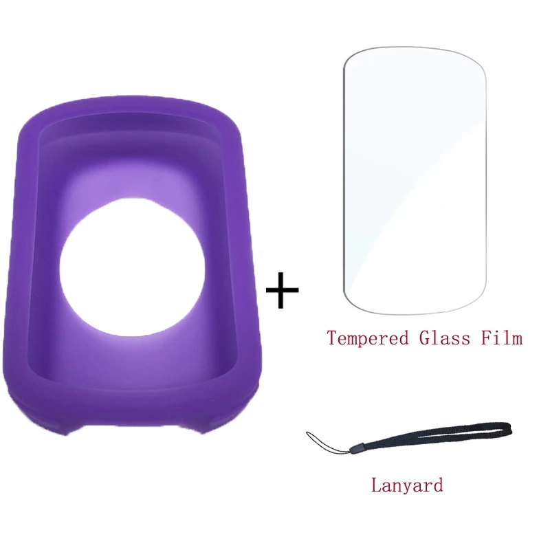 Funda Garmin Edge 540 840 con película de vidrio templado nueva funda de silicona y Protector de pantalla para ordenador GPS Garmin Edge 540 Edge 840